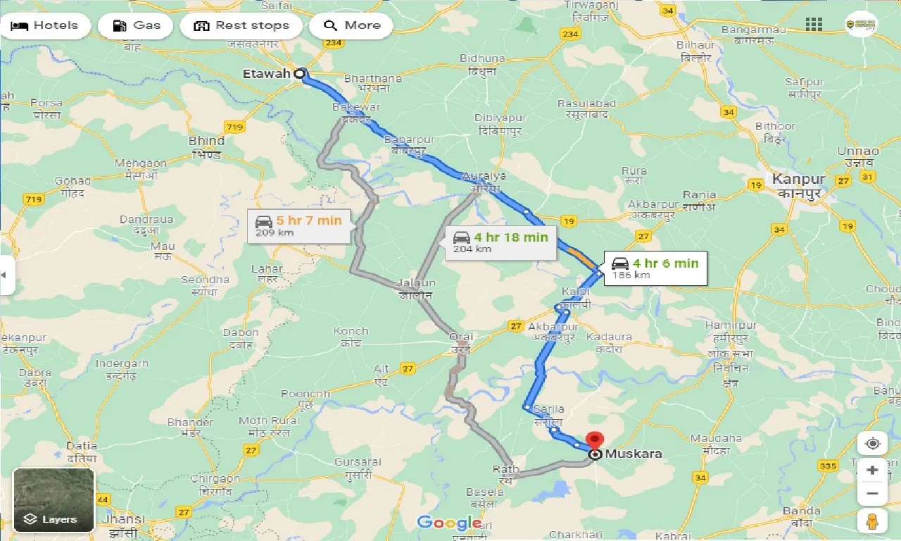 etawah-to-muskara-taxi