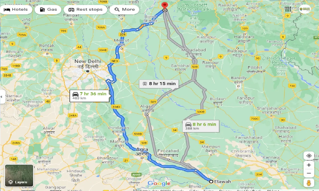 etawah-to-najibabad-one-way