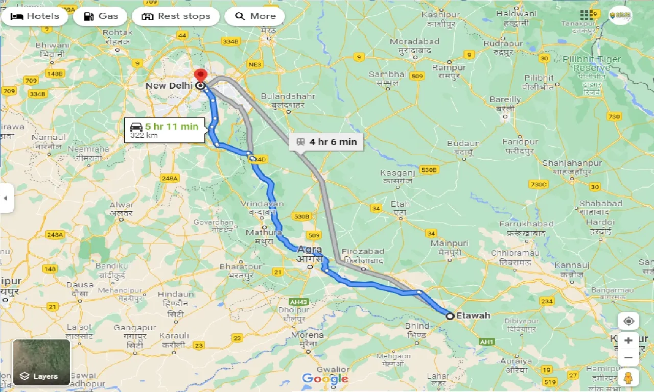 etawah-to-new-delhi-one-way