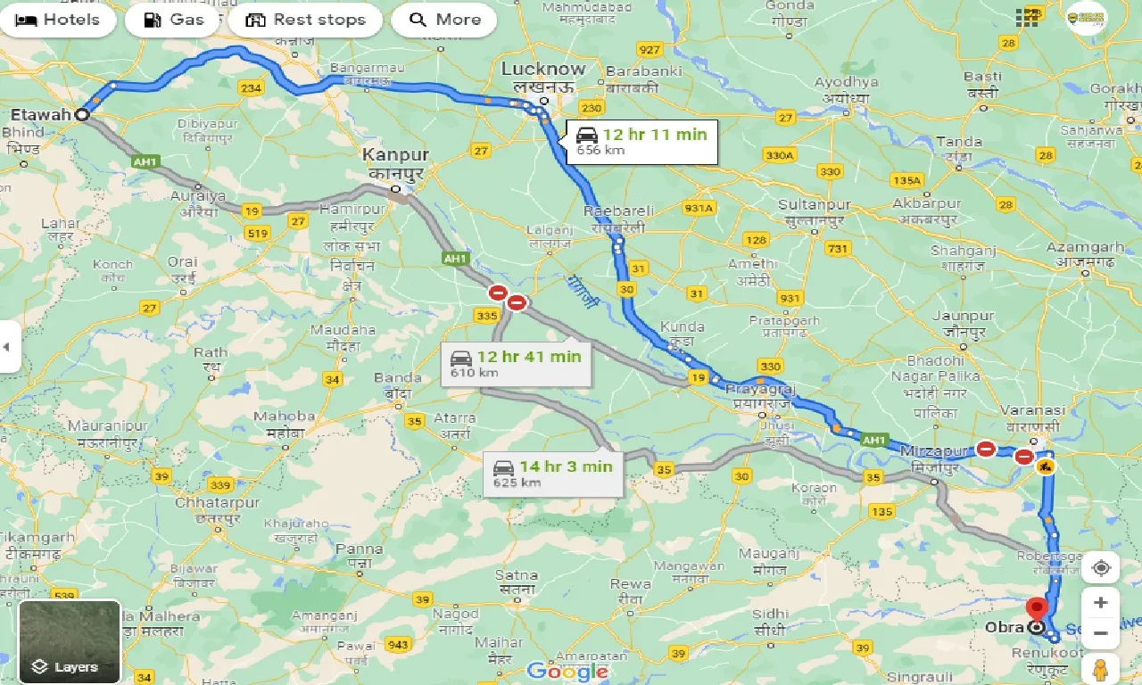 etawah-to-obra-taxi