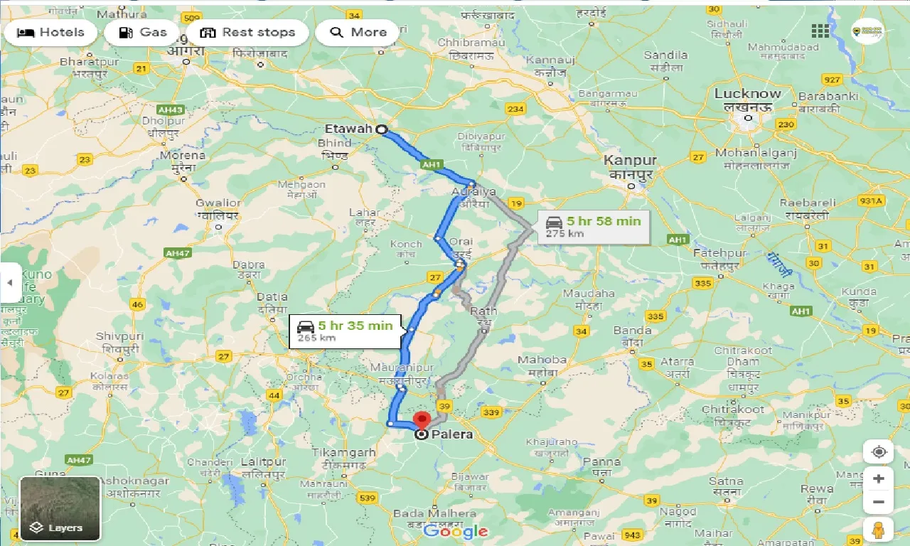 etawah-to-palera-one-way