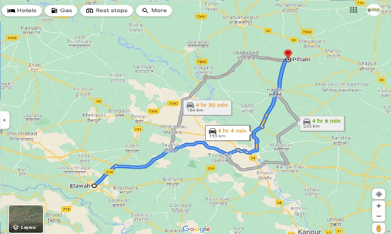 etawah-to-pihani-one-way