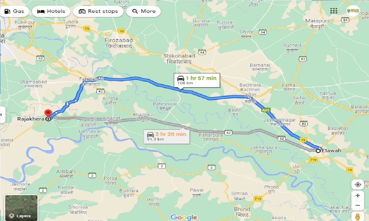 etawah-to-rajakhera-one-way