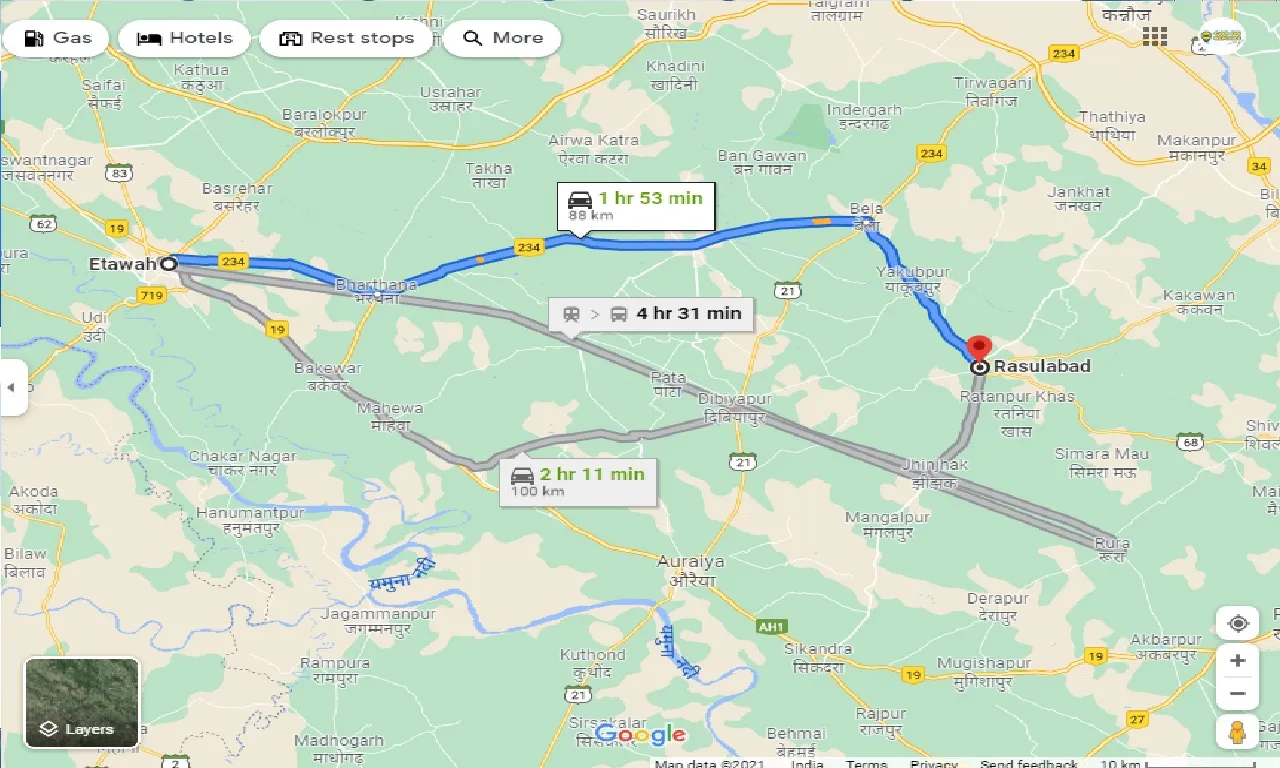 etawah-to-rasulabad-one-way