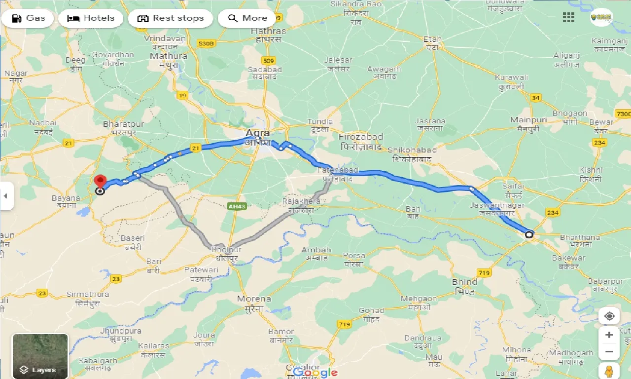 etawah-to-rudawal-one-way
