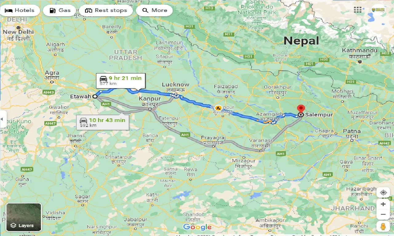 etawah-to-salempur-one-way