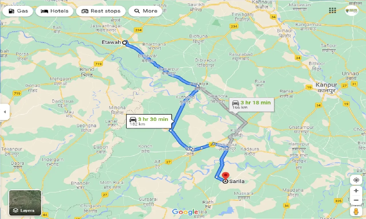 etawah-to-sarila-taxi