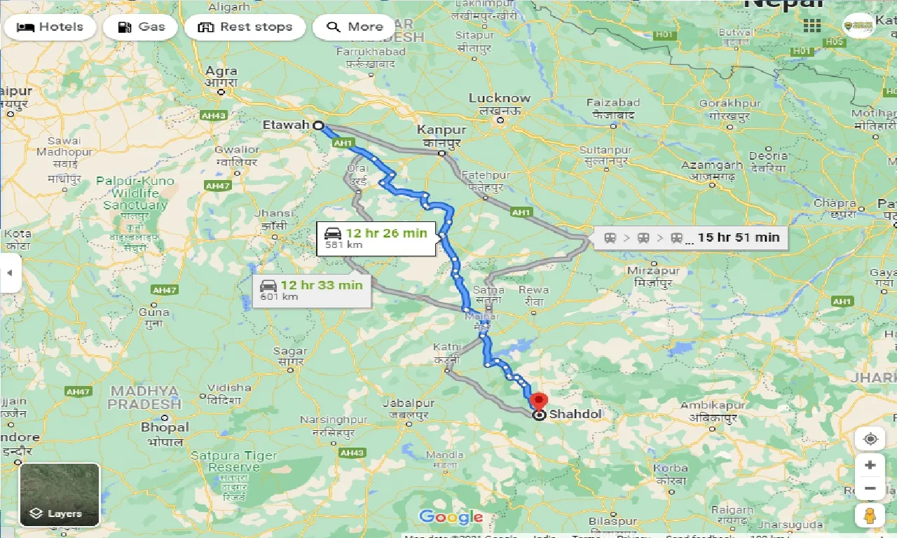 etawah-to-shahdol-one-way