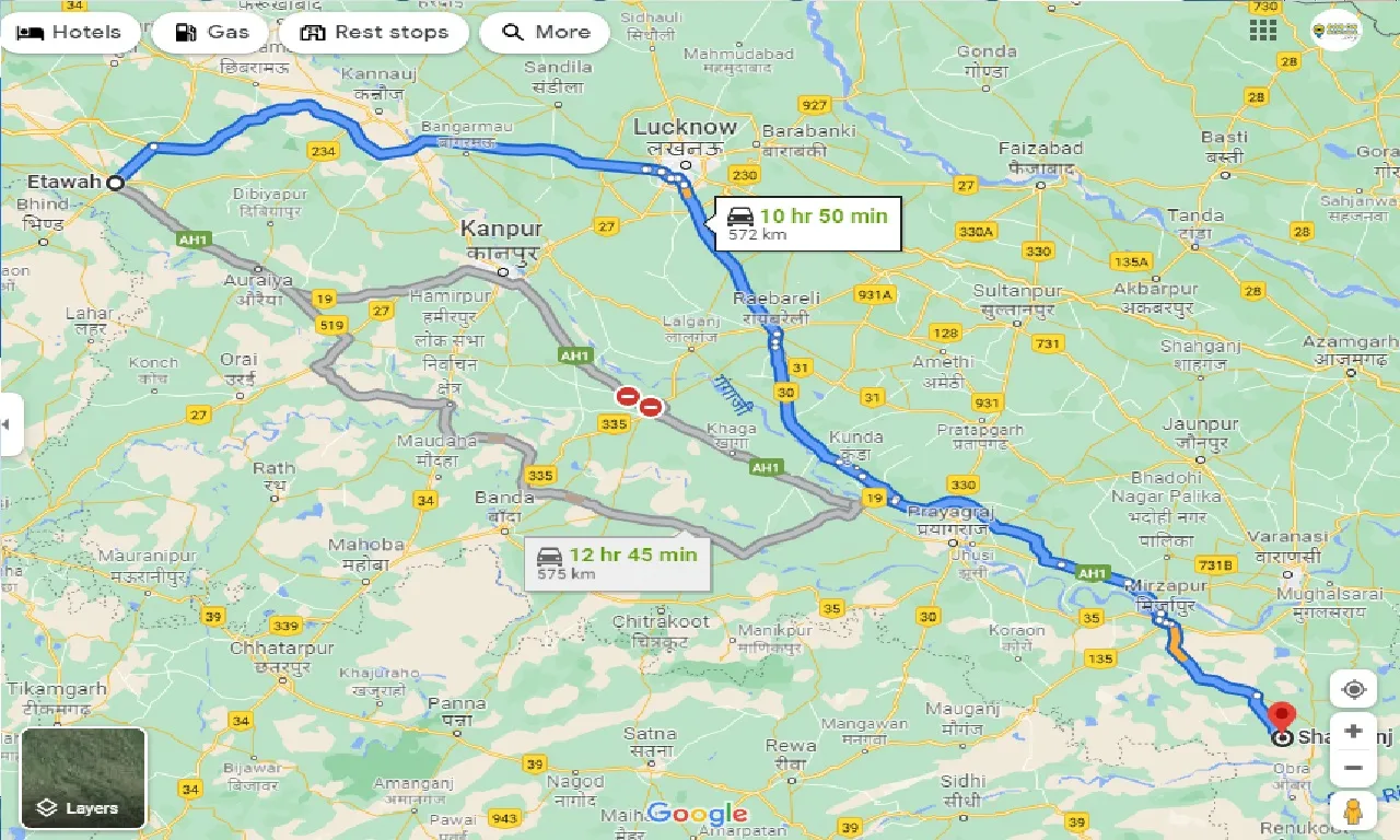 etawah-to-shahganj-taxi