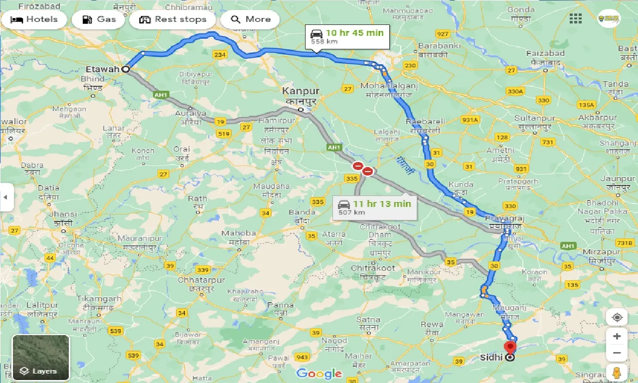 etawah-to-sidhi-one-way