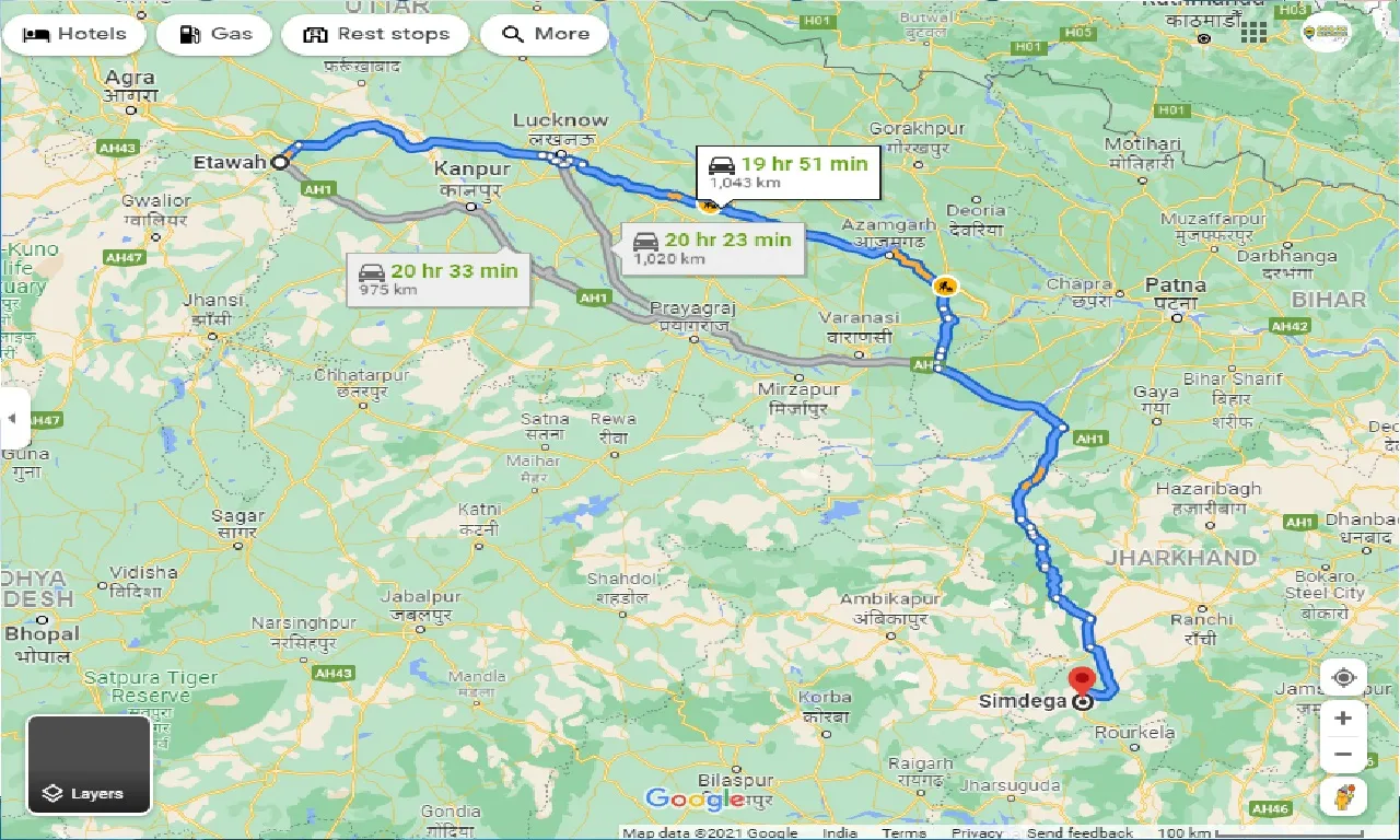 etawah-to-simdega-taxi