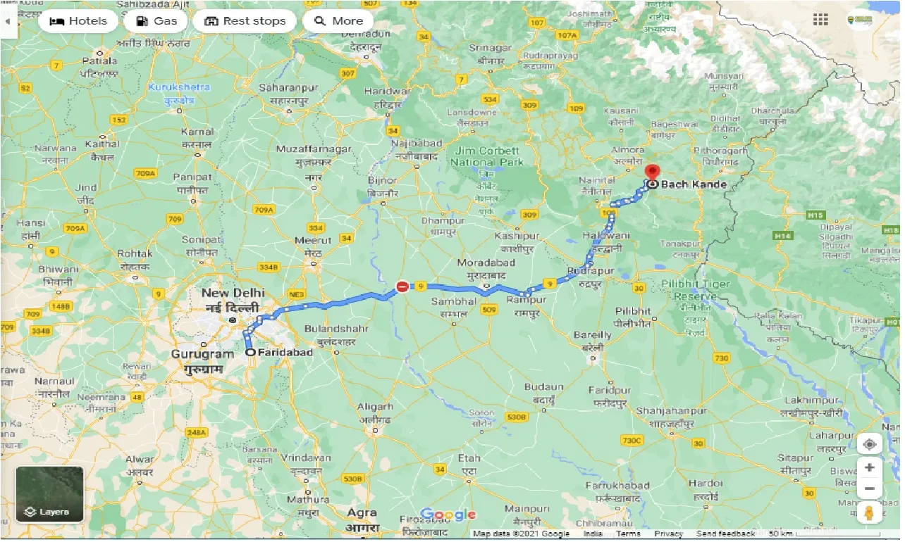faridabad-to-bach-kande-one-way