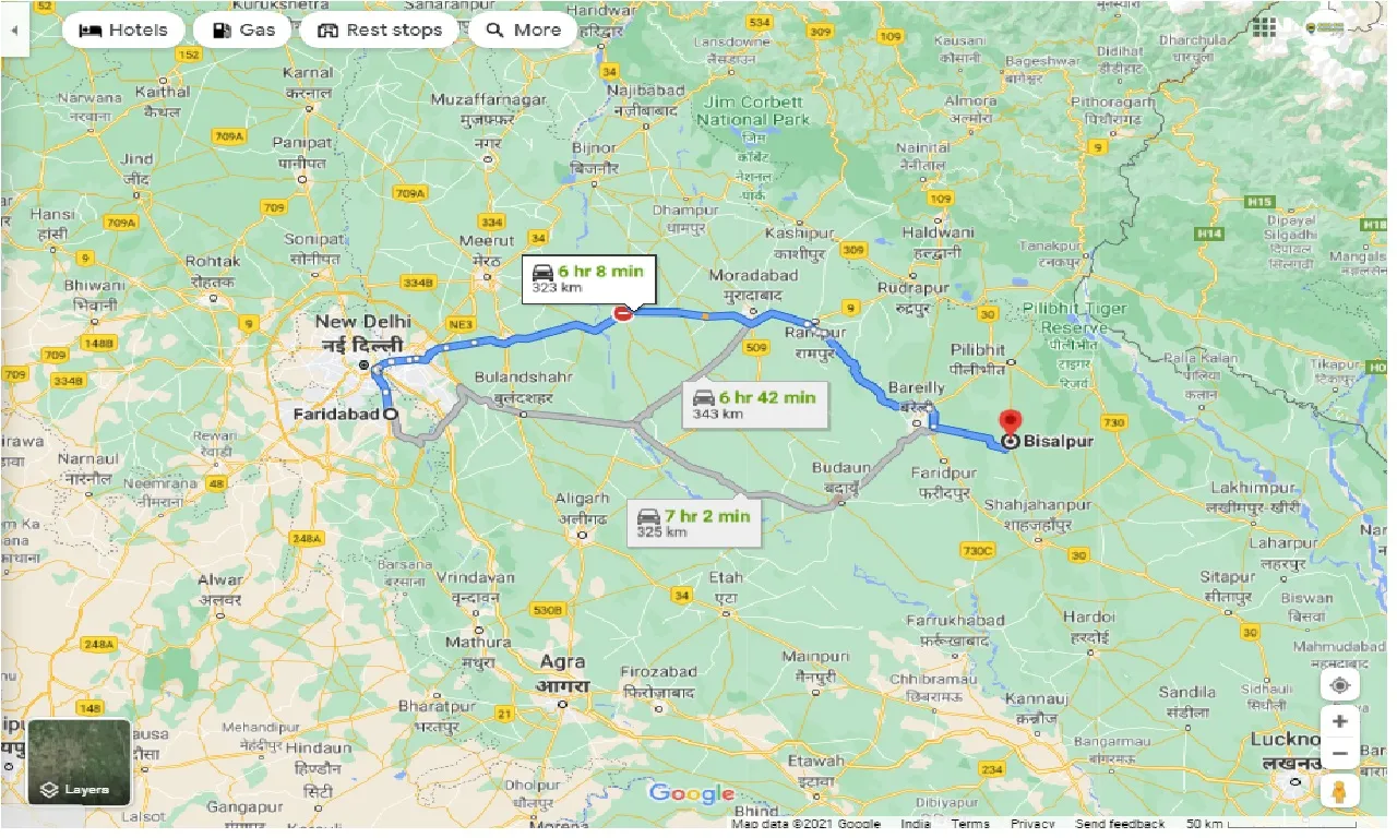 faridabad-to-bisalpur-round-trip