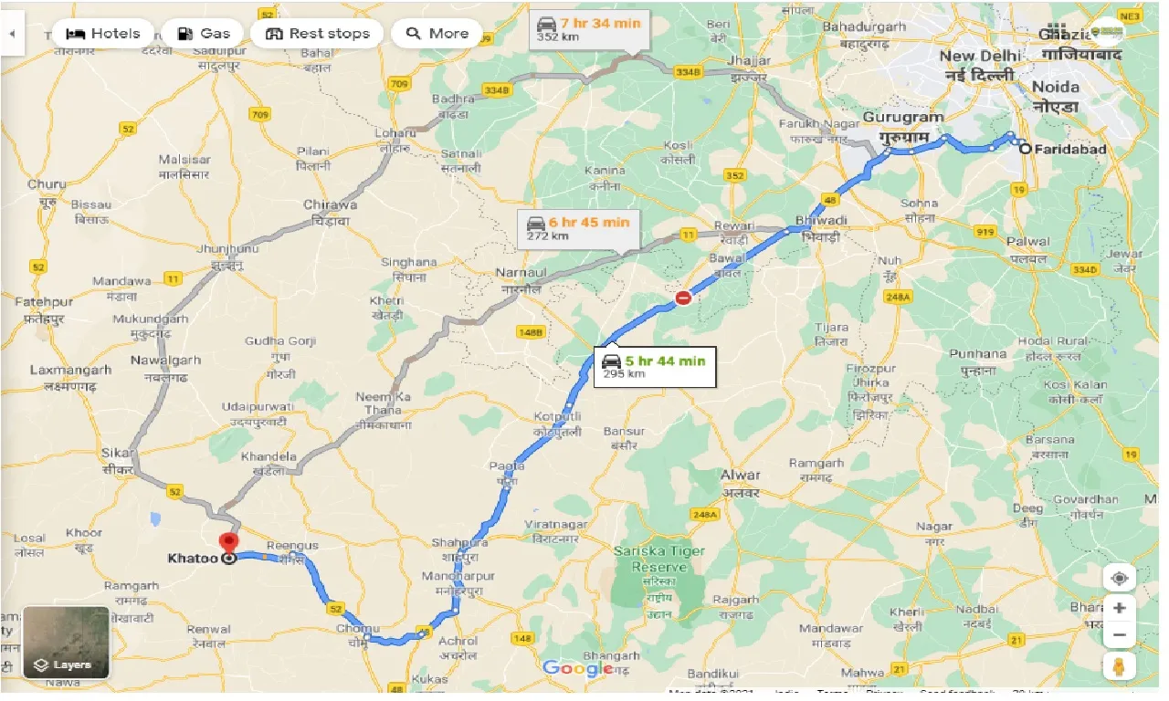faridabad-to-khatoo-round-trip