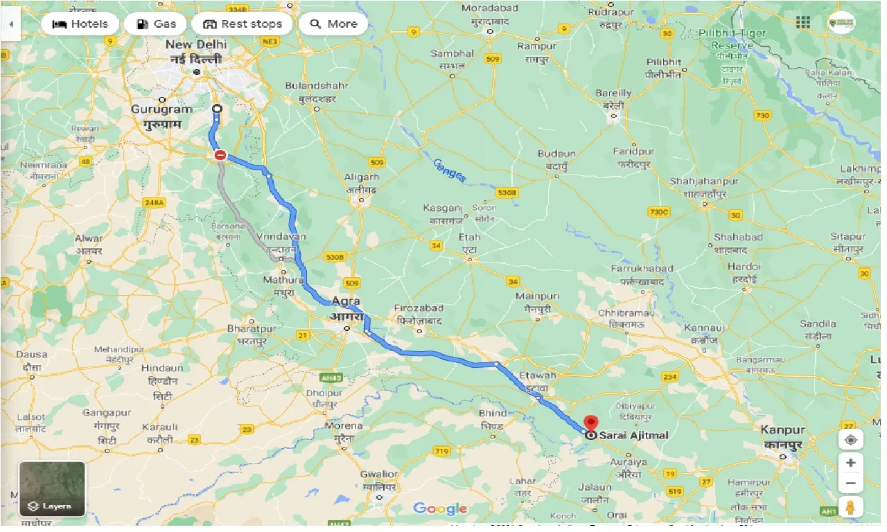 faridabad-to-sarai-ajitmal-round-trip