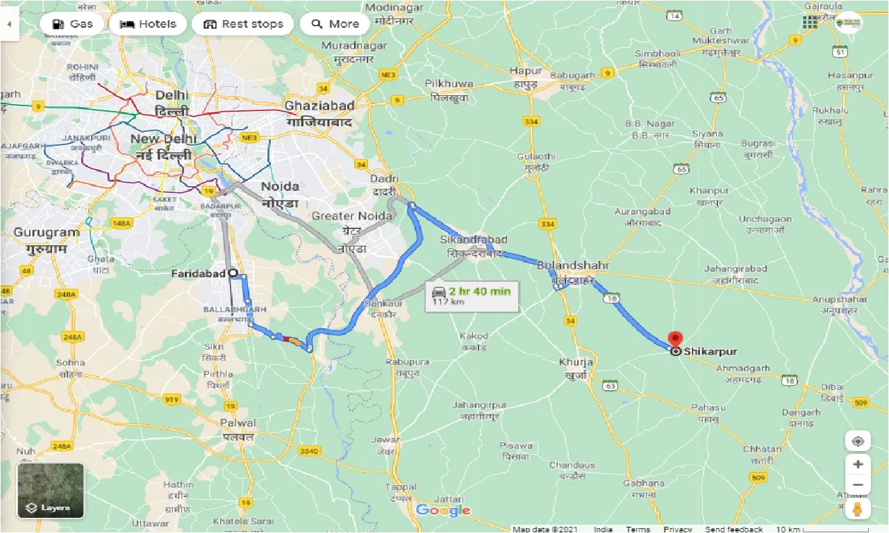 faridabad-to-shikarpur-round-trip