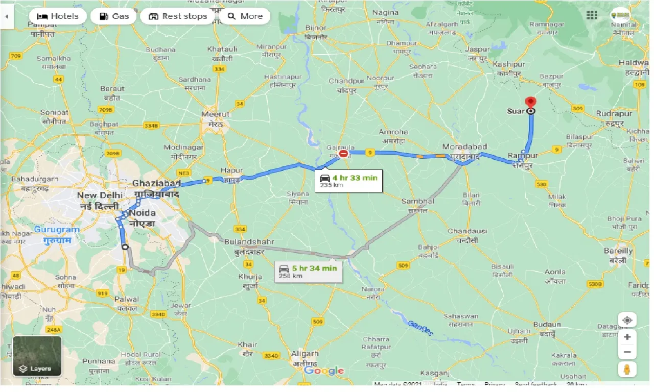 faridabad-to-suar-round-trip