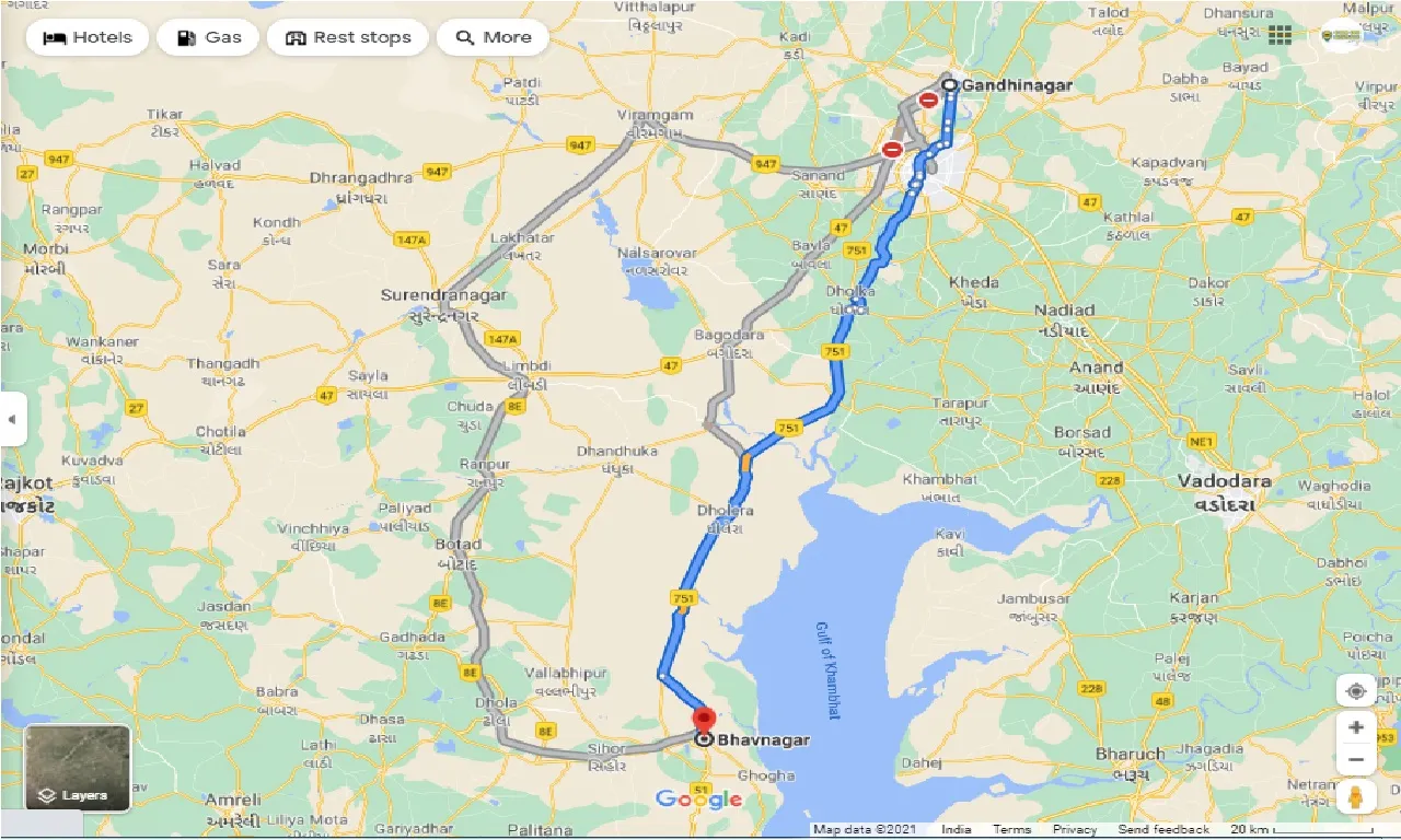 gandhinagar-to-bhavnagar-round-trip