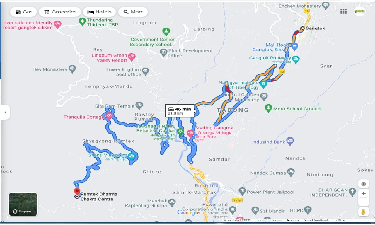 gangtok-to-rumtek-one-way