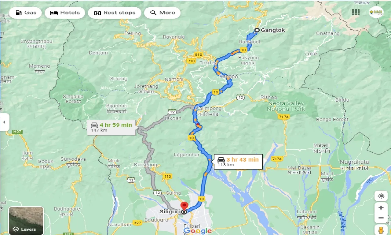 gangtok-to-siliguri-round-trip