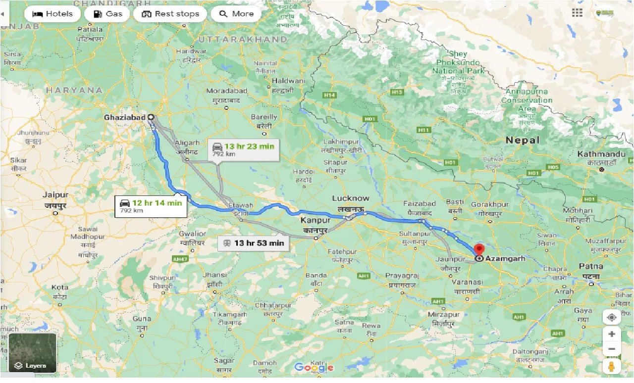 ghaziabad-to-azamgarh-one-way