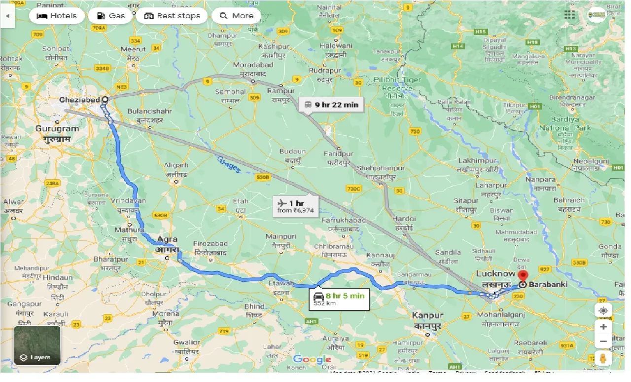 ghaziabad-to-barabanki-one-way