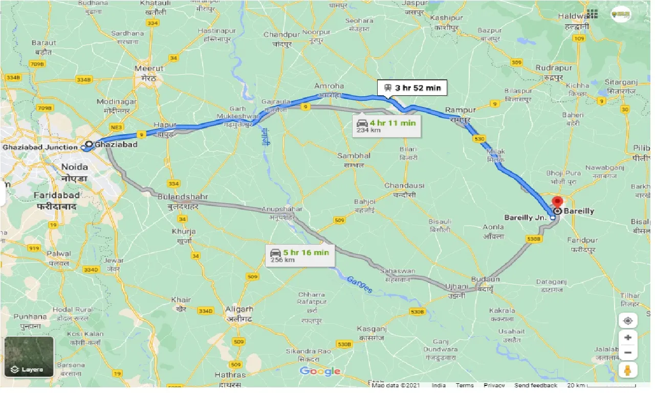 ghaziabad-to-bareilly-round-trip