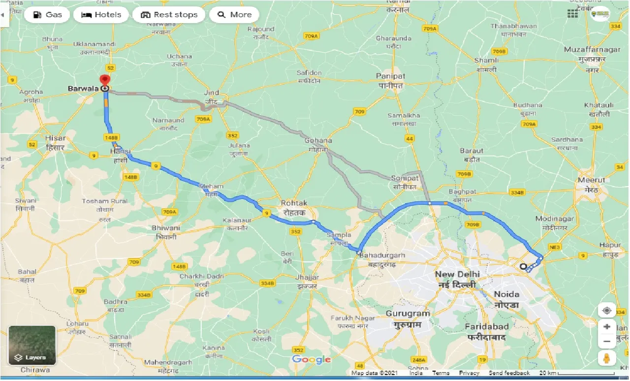 ghaziabad-to-barwala-one-way