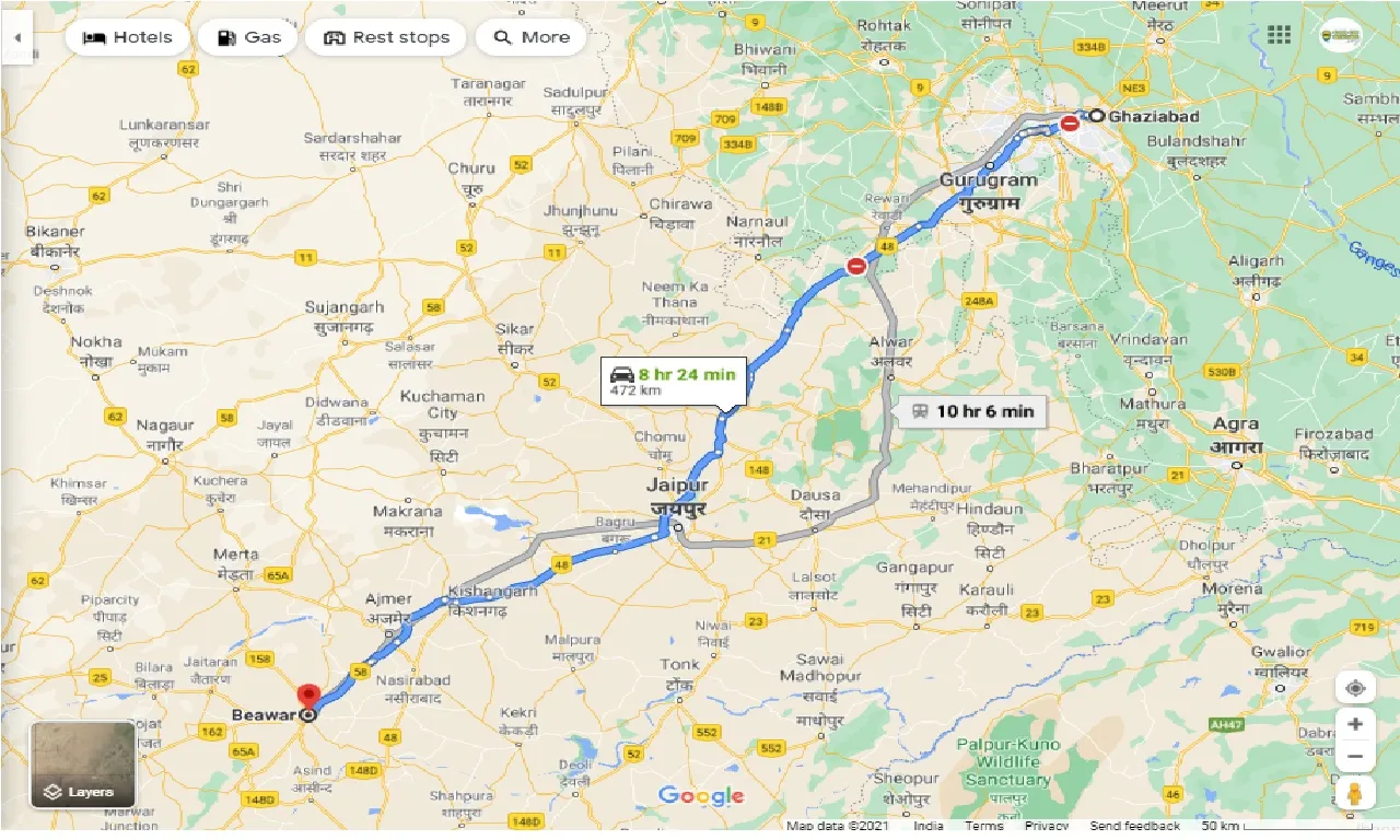 ghaziabad-to-beawar-one-way