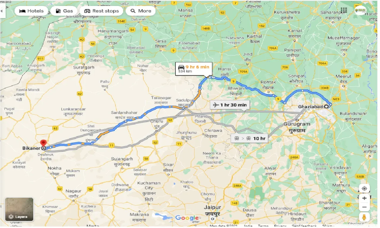 ghaziabad-to-bikaner-round-trip