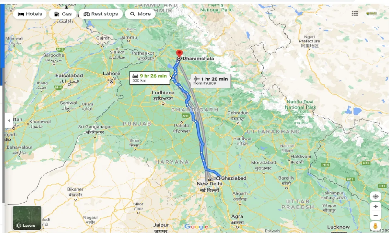 ghaziabad-to-dharamsala-one-way