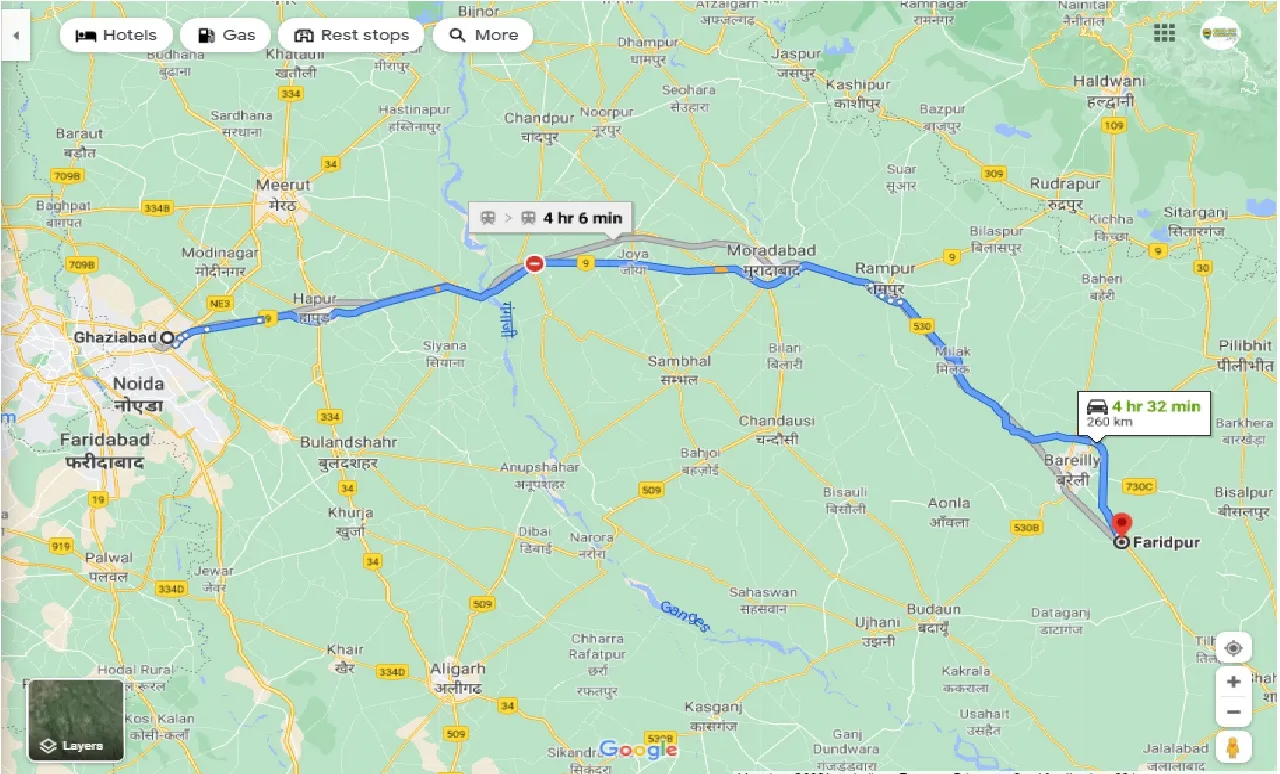 ghaziabad-to-faridpur-round-trip
