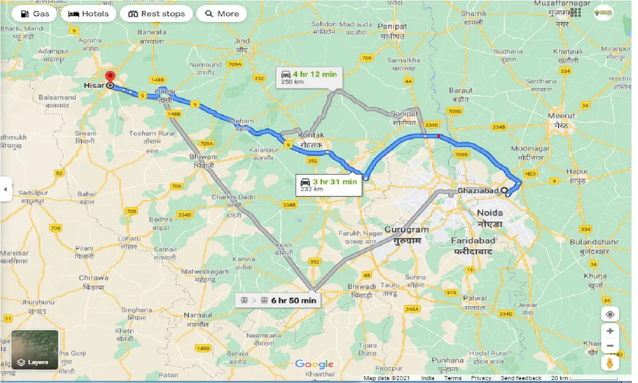 ghaziabad-to-hisar-round-trip