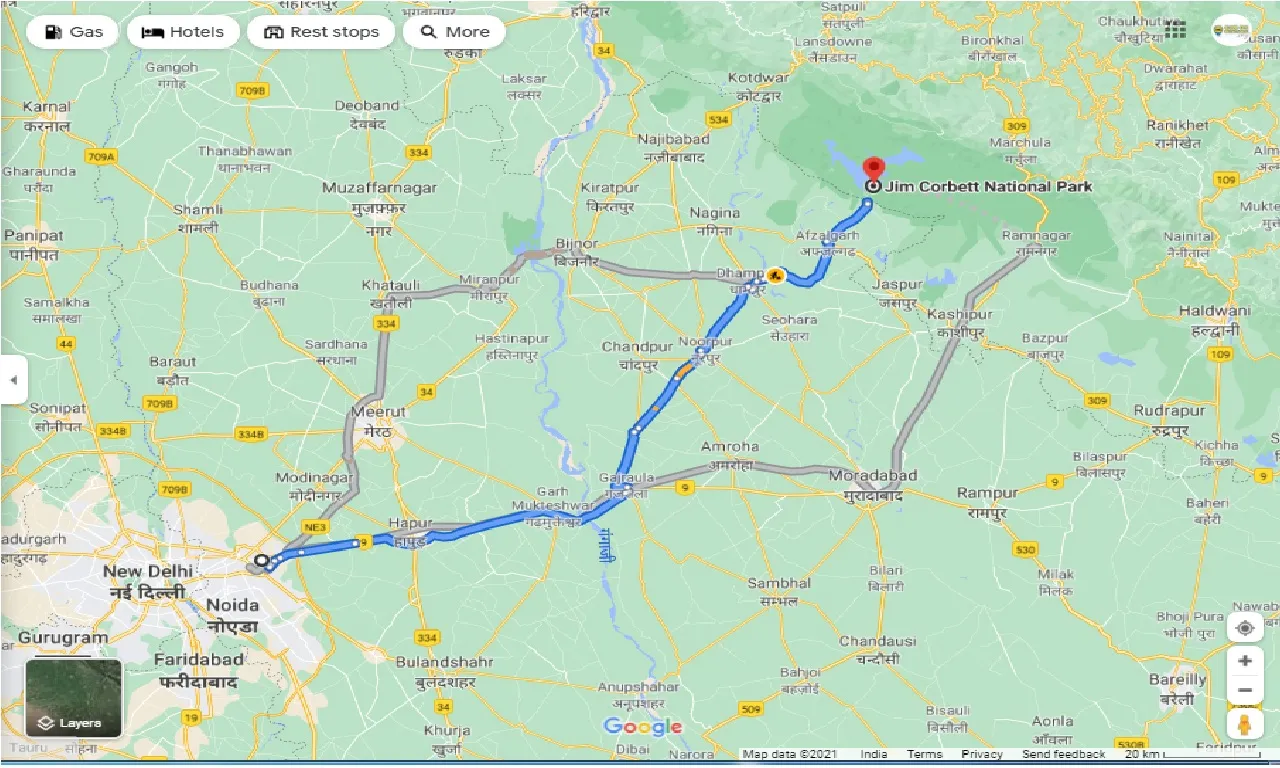 ghaziabad-to-jim-corbett-national-park-one-way