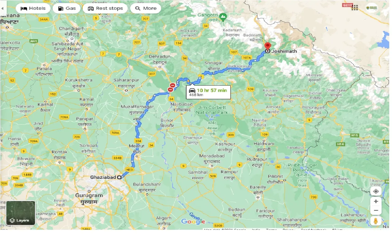 ghaziabad-to-joshimath-round-trip