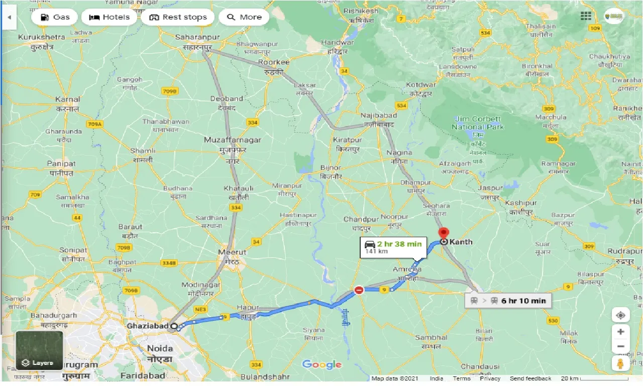 ghaziabad-to-kanth-round-trip