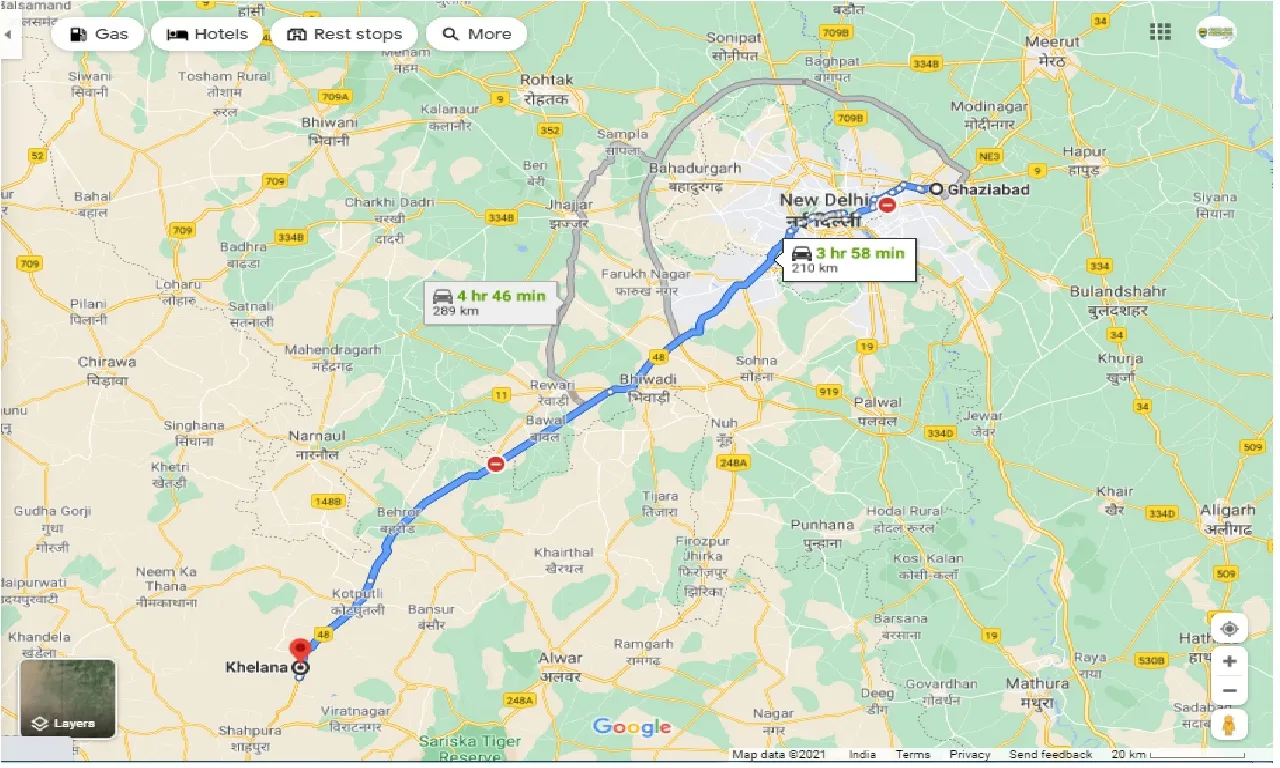 ghaziabad-to-khelana-one-way