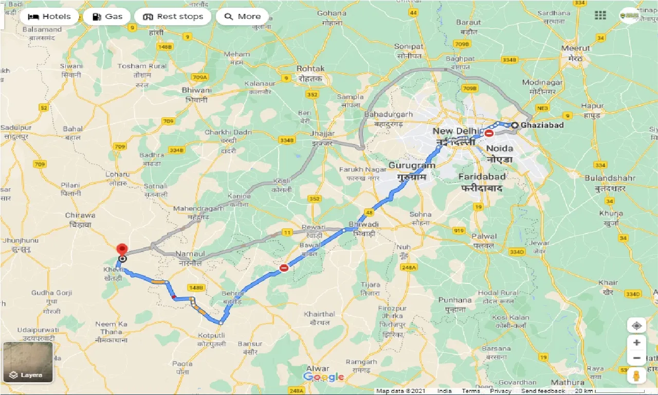 ghaziabad-to-khetri-one-way
