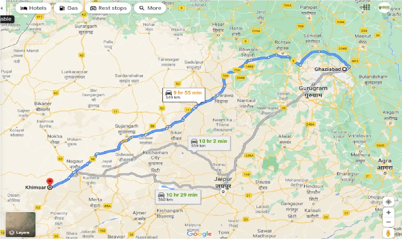 ghaziabad-to-khimsar-round-trip