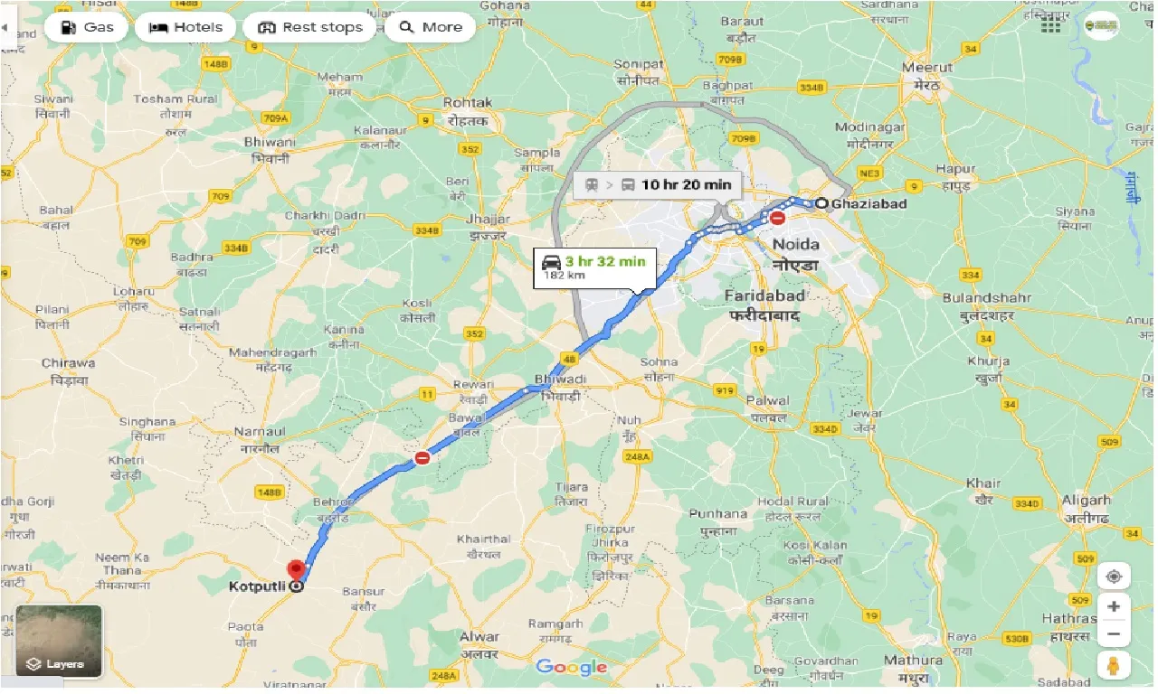 ghaziabad-to-kotputli-one-way