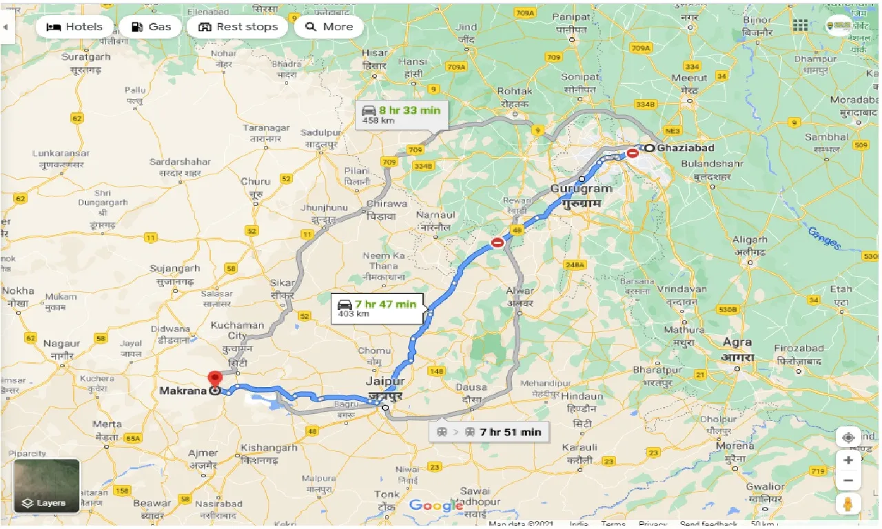 ghaziabad-to-makrana-round-trip