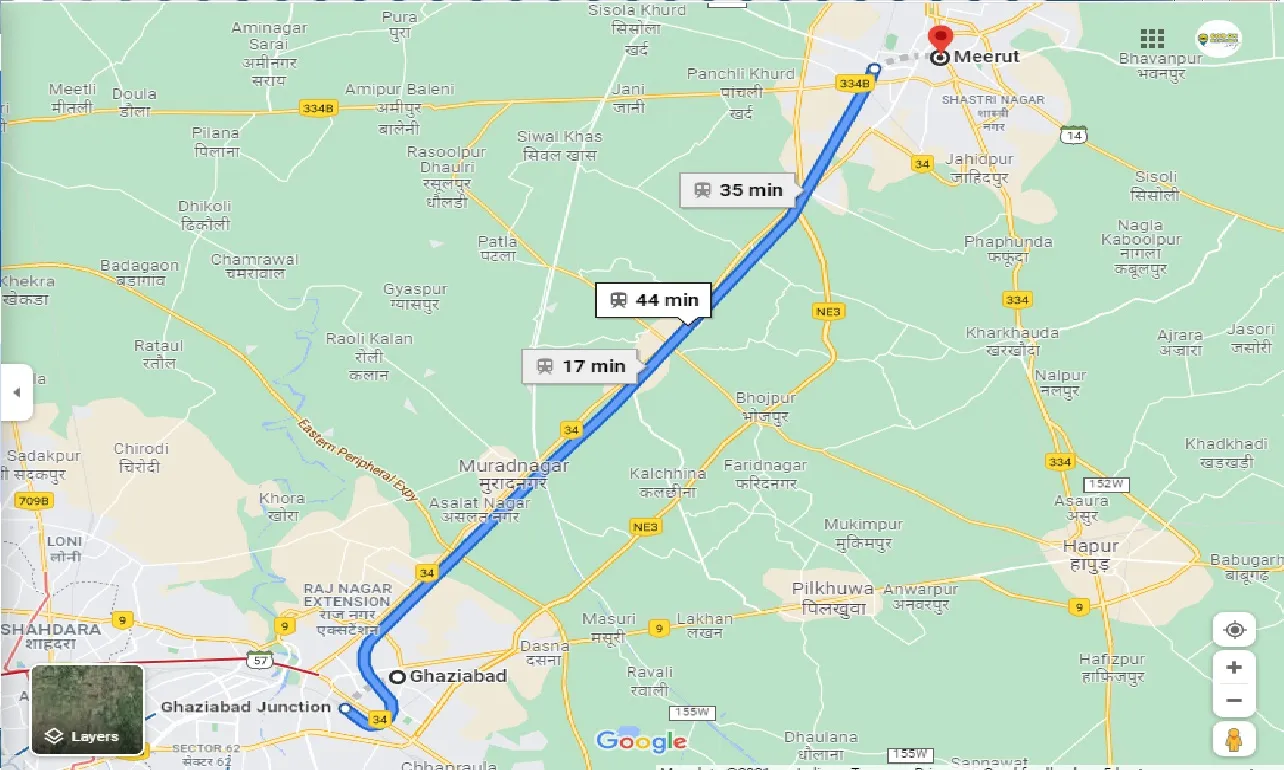 ghaziabad-to-meerut-one-way