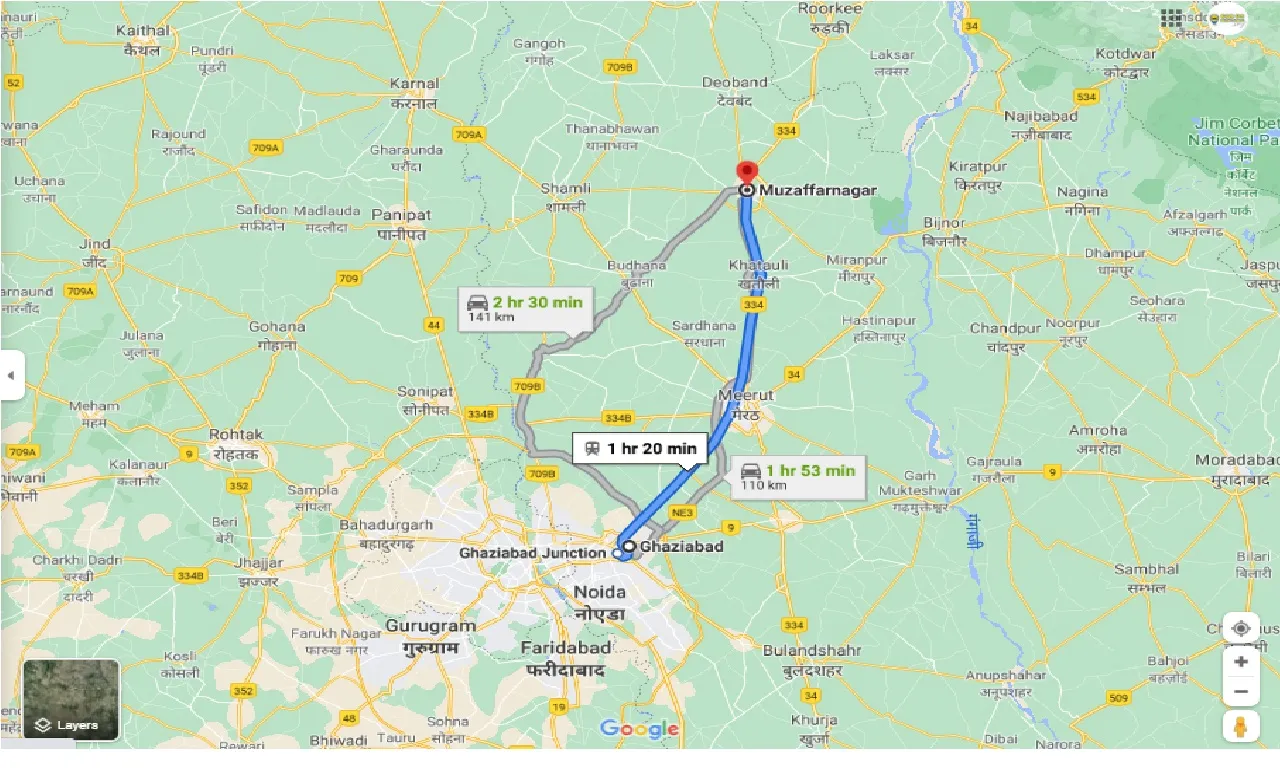 ghaziabad-to-muzaffarnagar-one-way