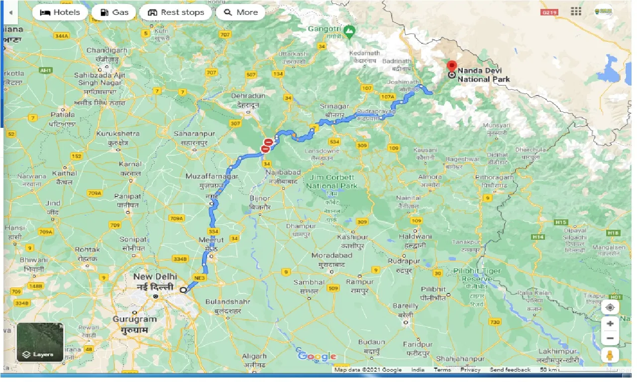 ghaziabad-to-nanda-devi-national-park-one-way