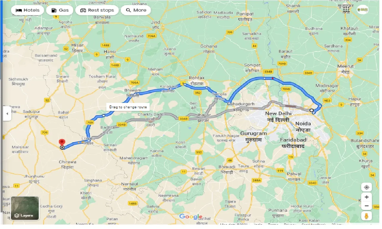 ghaziabad-to-pilani-one-way