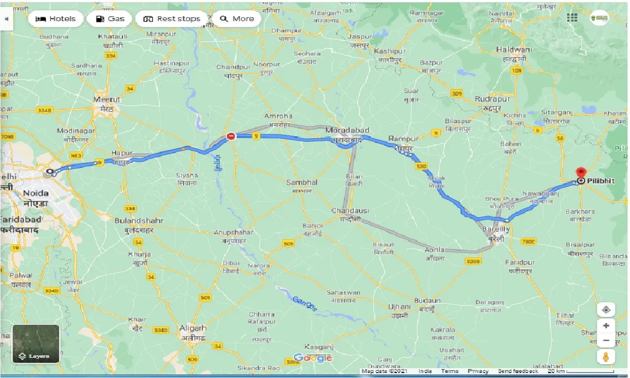 ghaziabad-to-pilibhit-one-way