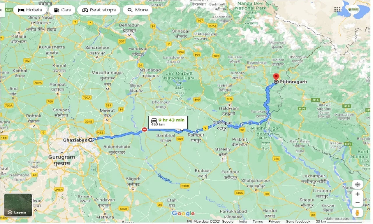 ghaziabad-to-pithoragarh-round-trip