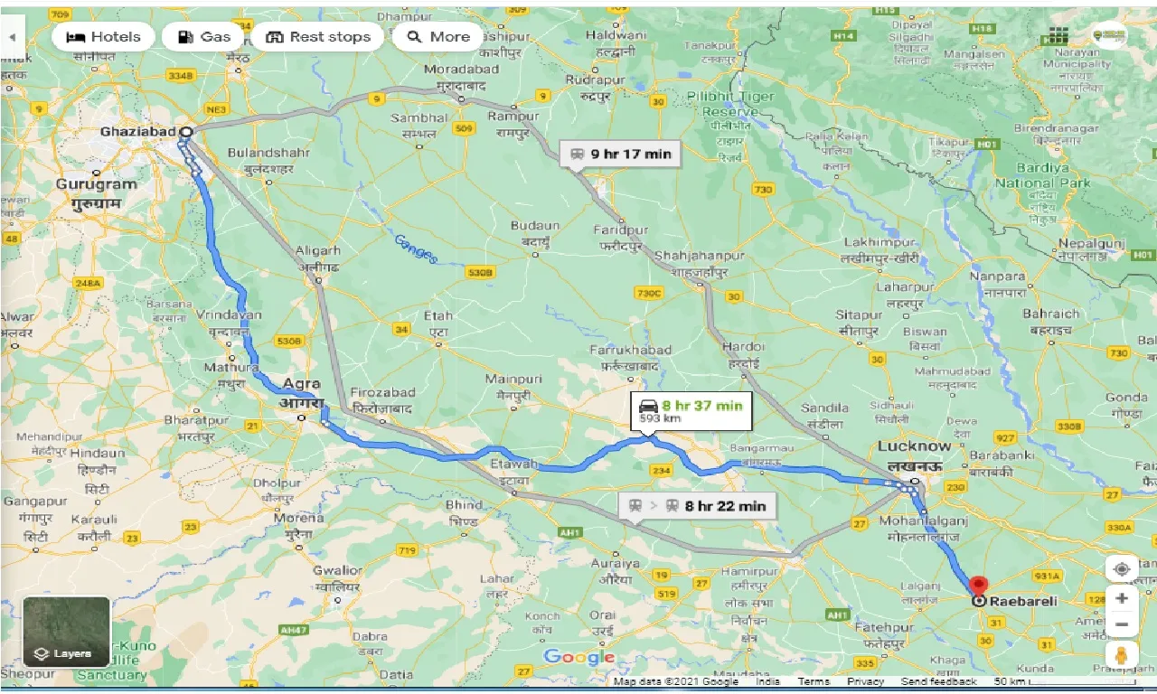 ghaziabad-to-raebareli-round-trip