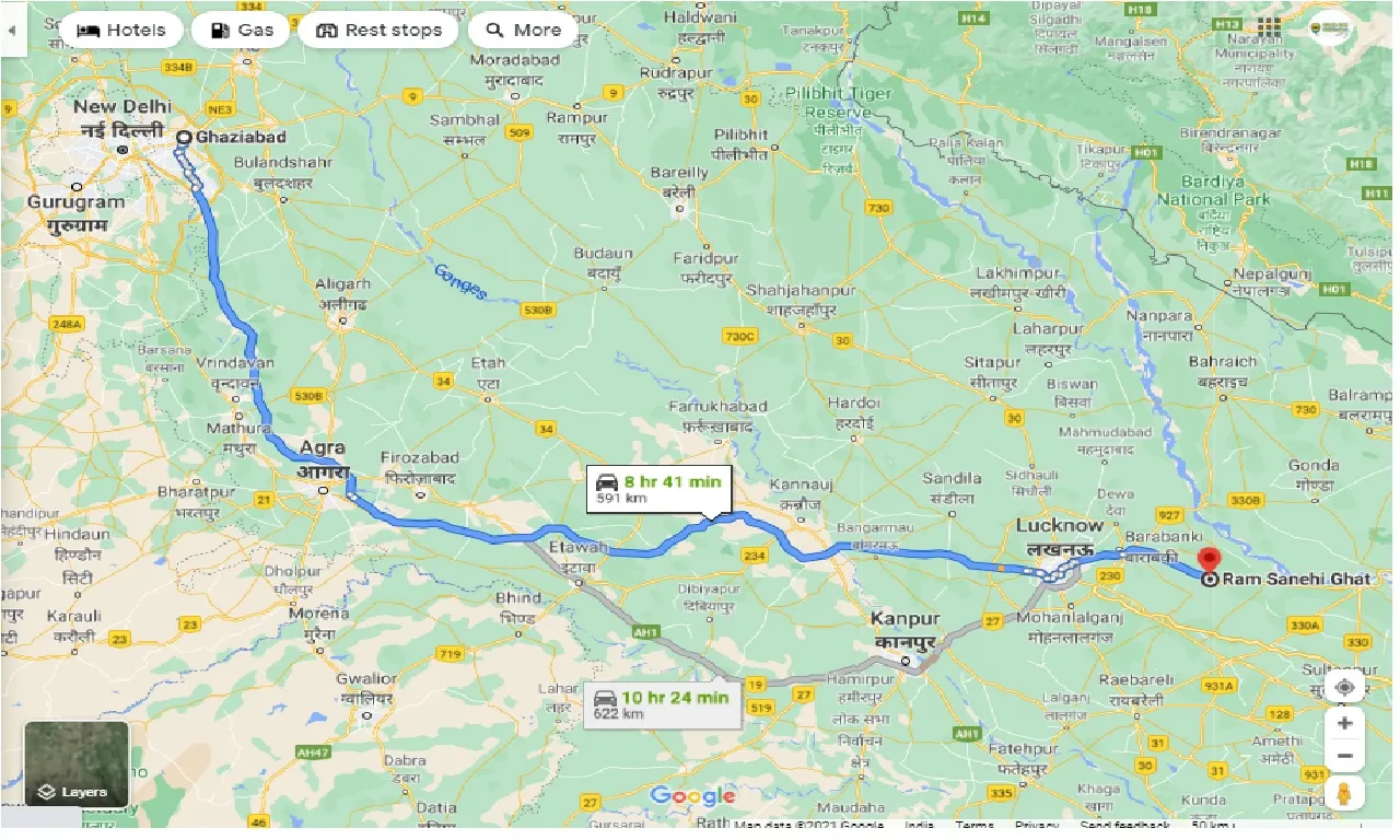 ghaziabad-to-ram-sanehi-ghat-round-trip