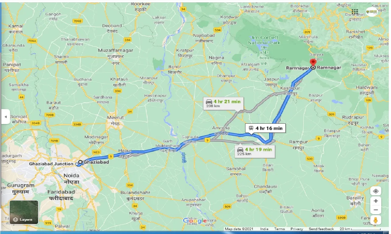ghaziabad-to-ramnagar-one-way